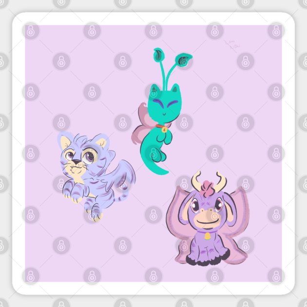 Fairies Neopets Sticker TeePublic